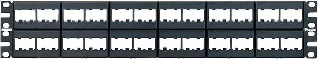 Alt view image 2 of 11 - PANDUIT CPP48WBLY Patch Panel,Mini-Com,Rack Mt,48 Port