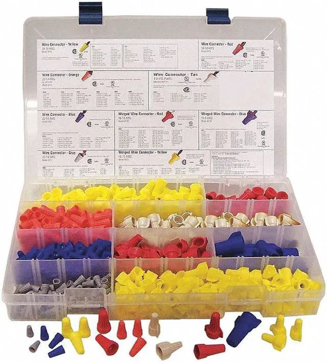 Alt view image 2 of 2 - IDEAL 30-2091 Twist-On Wire Connector, 6 AWG Max, Multicolored, Plastic