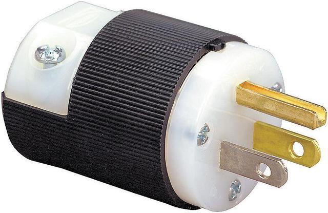 Alt view image 3 of 7 - HUBBELL WIRING DEVICE-KELLEMS HBL5266C Straight Blade Plug, Male, Straight,