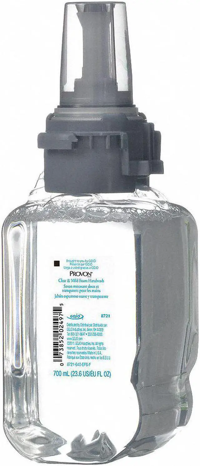 Alt view image 3 of 9 - Clear & Mild Foam Hand Soap, 700mL ADX-7 Refill, PK4 PROVON 8721-04