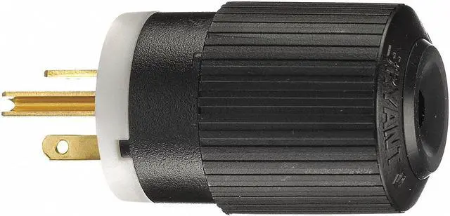 Main image of BRYANT BRY5366NP Straight Blade Plug, 5-20P, 20 A, 125V AC, 2 Pole, Screw