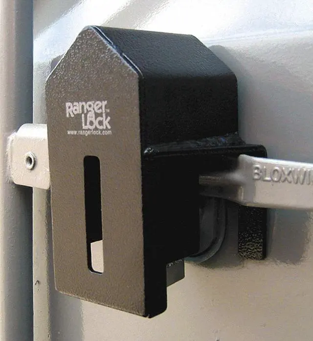 Main image of Lock Guard, Steel, Black, 4x7x5 In