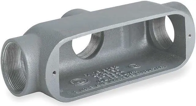 Main image of HUBBELL KILLARK OTB-1 Conduit Outlet Body,TB,1/2 In.