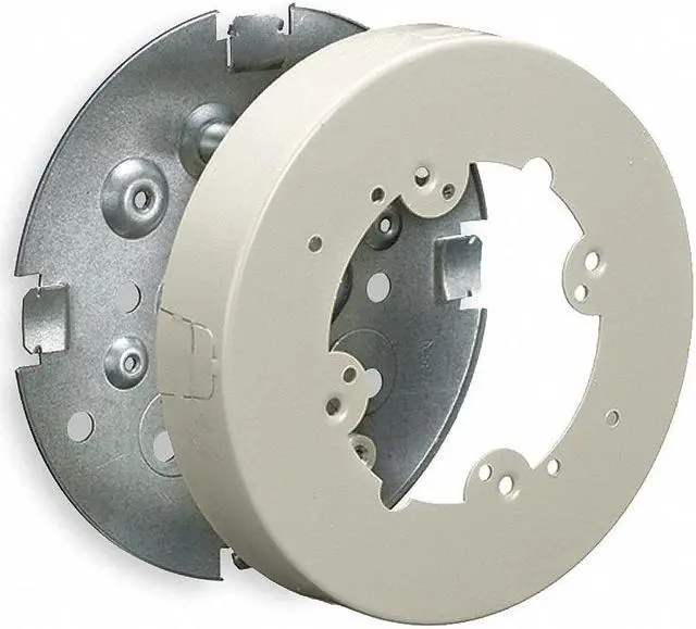 Main image of HUBBELL WIRING DEVICE-KELLEMS HBL5738IVA Fixture Box,Ivory,Steel,Boxes