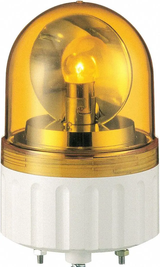 Main image of Schneider Electric Warning Light,Rotating Mirror LED,Orange HAWA XVR08B05