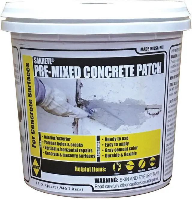 Alt view image 2 of 2 - SAKRETE 120547 1 qt. Gray Pre-Mixed Concrete Patch