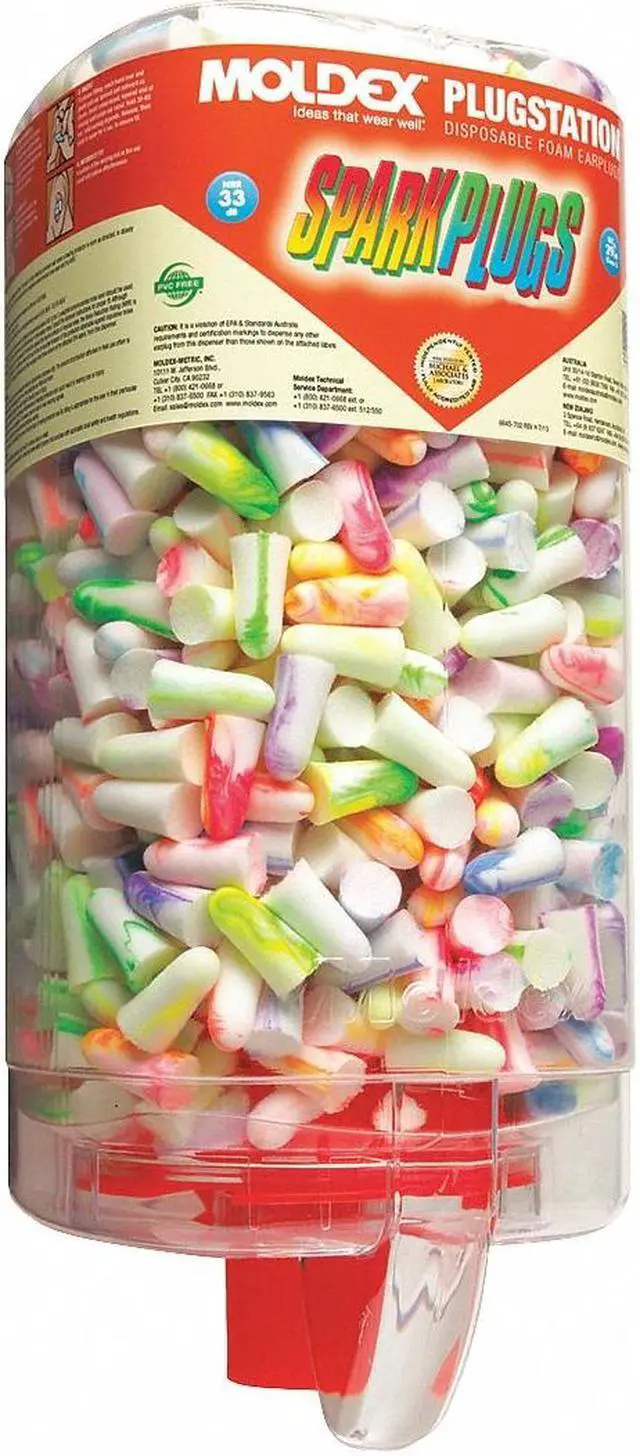 Alt view image 3 of 10 - Ear Plugs, 33dB, W/o Cord, Univ, PK500