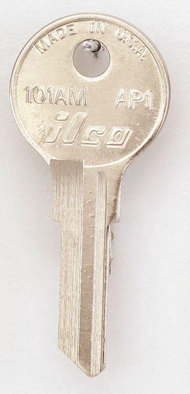 Main image of Key Blank, Brass, Type AP1, 6 Pin, PK 10