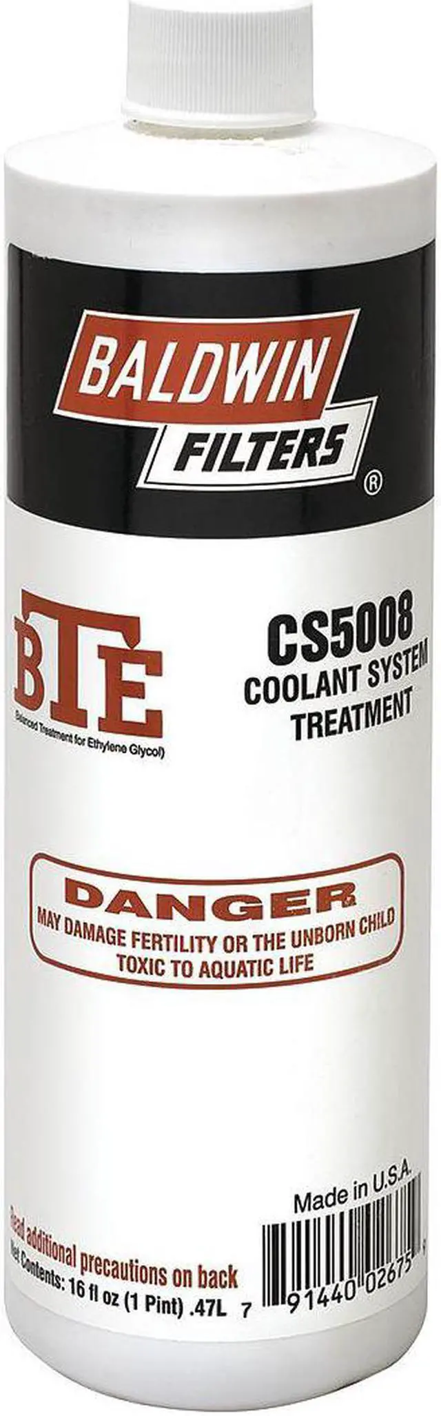 Main image of BALDWIN FILTERS CS5008 BTE Coolant System Treatment, 1 pt.