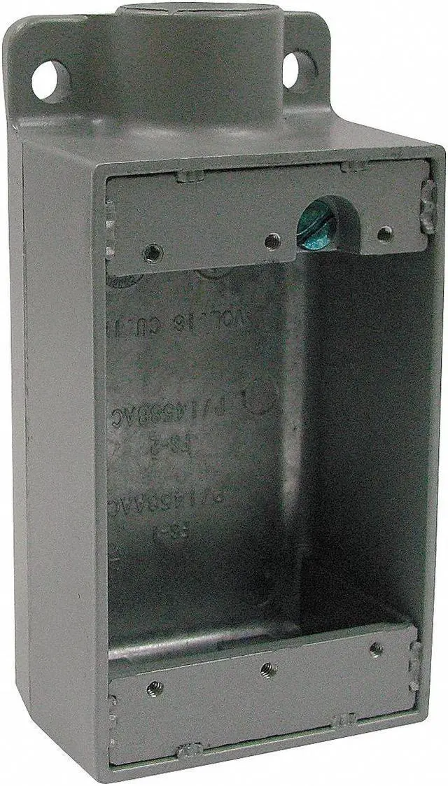 Main image of HUBBELL KILLARK FS-2 Weatherproof Electrical Box, 18 cu in, FS Box Type, 1