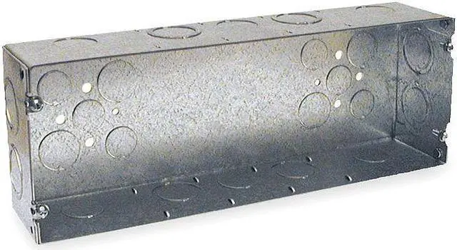 Main image of RACO 944 Electrical Box, 130 cu in, Gang Box Type, 5 Gangs, Galvanized Steel,