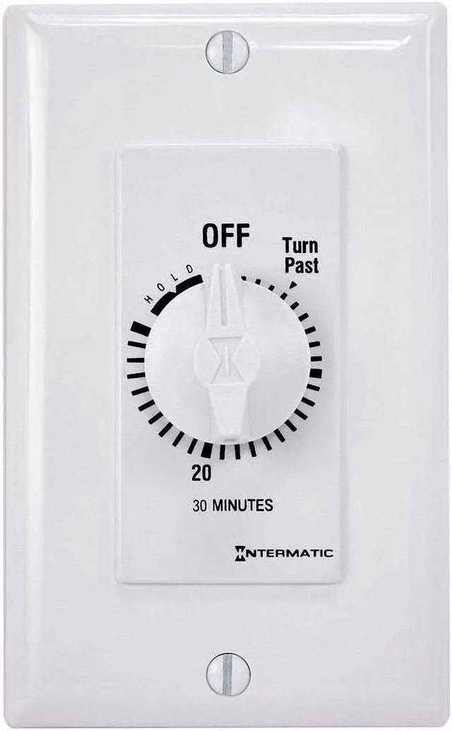 Main image of INTERMATIC FD30MHW Timer,Spring Wound,30 Min,Hold Feature