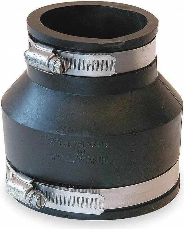 Alt view image 3 of 3 - ZORO SELECT 1056-65 Flexible Coupling,For Pipe Size 6" x 5"