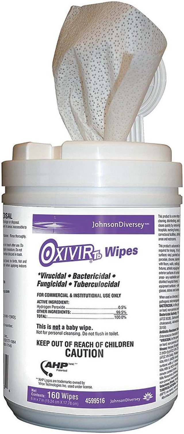 Diversey 4599516 Oxivir Tb Wipes 12 x 160 count - Newegg.com