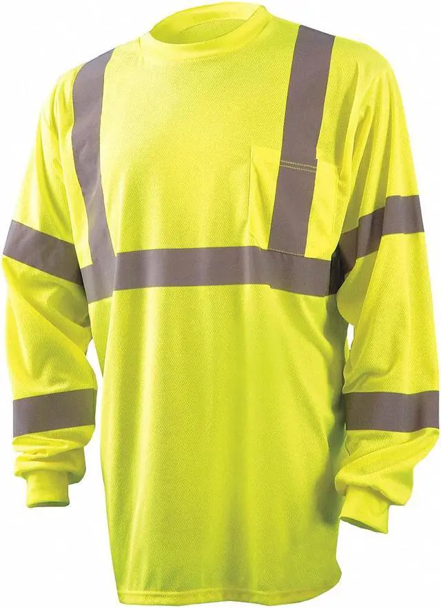 Main image of OCCUNOMIX LUX-LSETP3B-Y2X 2XL T-Shirt, Hi-Vis Yellow