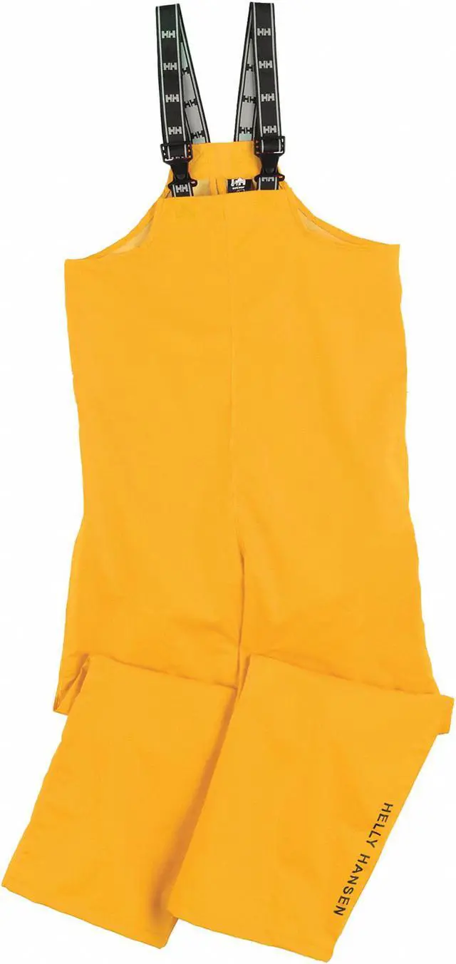 Main image of HELLY HANSEN 70529_310-XL Rain Bibs,PVC/Polyester,Yellow,XL