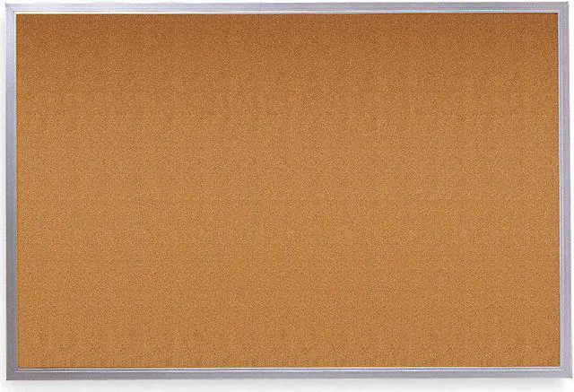 Alt view image 5 of 8 - Quartet Classic Series Cork Bulletin Board 72 x 48 Silver Aluminum Frame 2307
