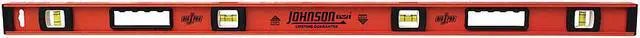 Main image of Johnson Aluminum I-Beam Level, 48" Length, Nonmagnetic, Top Read: Yes 1253-4800