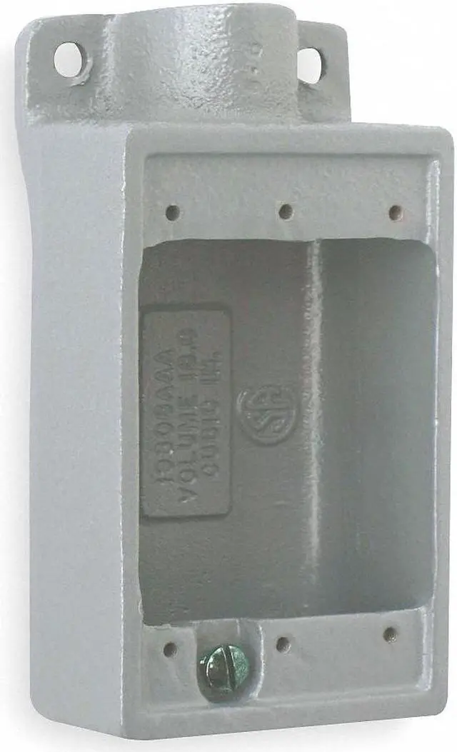 Main image of HUBBELL KILLARK FS-1M Weatherproof Electrical Box, 18 cu in, FS Box Type, 1
