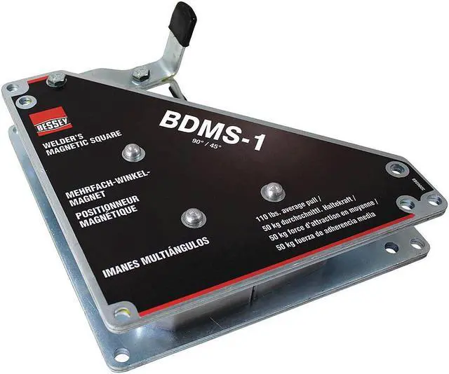 Alt view image 4 of 5 - BESSEY BDMS-1 Magnetic Welding Square,8Lx1-43/64Wx7InH