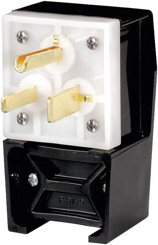 Alt view image 2 of 3 - HUBBELL WIRING DEVICE-KELLEMS HBL9368 Straight Blade Plug, 6-50P, 50 A, 250V
