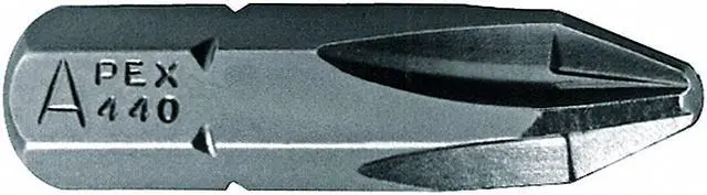 Alt view image 2 of 2 - APEX TOOL GROUP 440-3X-5PK Torsion Bit,SAE,1/4",Hex,No 3,1",PK5