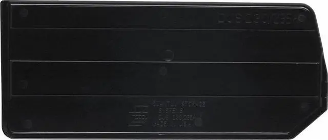 Alt view image 2 of 10 - QUANTUM STORAGE SYSTEMS DUS230/235 Plastic Divider, Black, 10 in L, 4 1/4 in H,