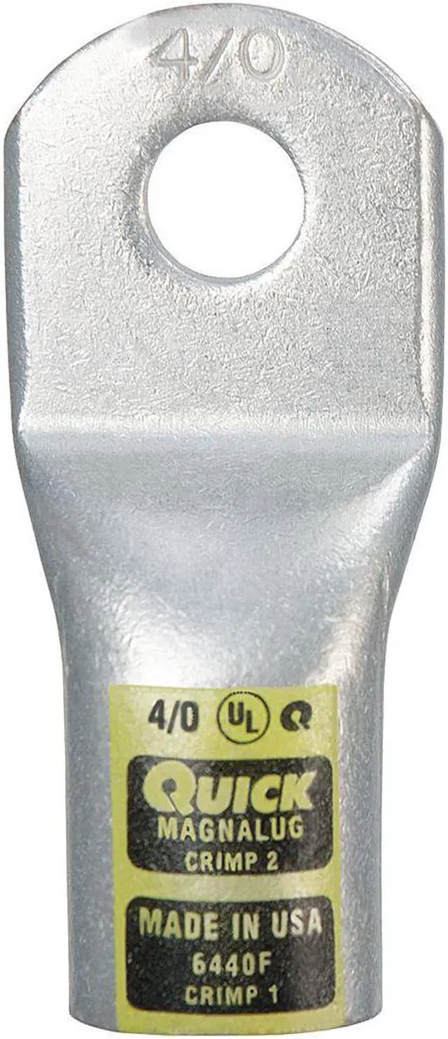 Alt view image 2 of 2 - FUSION 6440F Lug Starter/Ground, 4/0 Crimp,Copper
