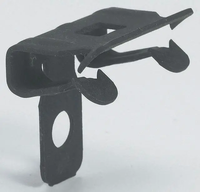 Alt view image 3 of 3 - EATON B-LINE BE-2-4 Flange Clip, Bulb Tees and Beams Use, Steel, Zinc Phosphate