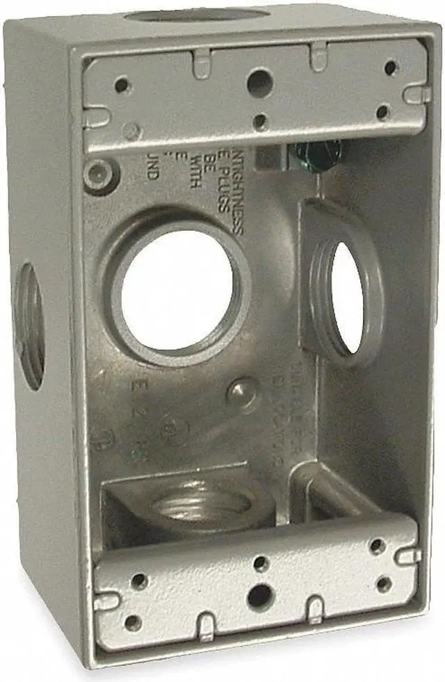 Main image of BELL OUTDOOR 5332-0 Weatherproof Electrical Box, 18.3 cu in, Outlet Box Type, 1