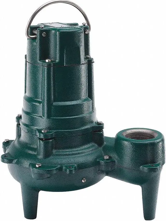 Alt view image 2 of 3 - ZOELLER E267 Waste-Mate 1/2 HP 2" Manual Submersible Sewage Pump 230V