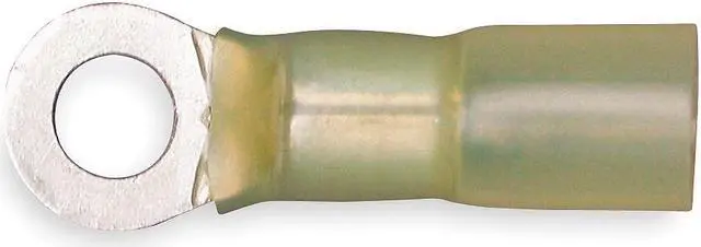 Main image of 3M MH10-38RX Ring Terminal, 3/8 in Stud Size, 10 AWG, 600 V, Heat Shrink