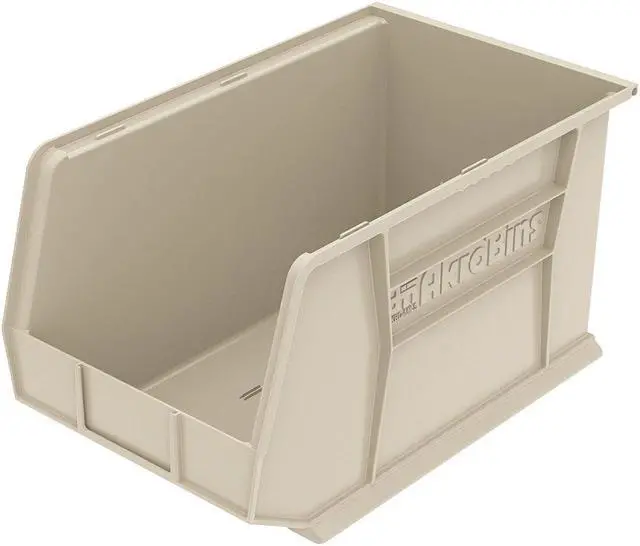 Alt view image 2 of 2 - AKRO-MILS 30260STONE Stone Hang and Stack Bin, 18"L x 11"W x 10"H