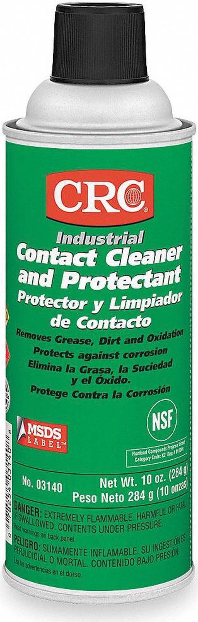 CRC Contact Cleaner and Protectant, 10 oz Aerosol Can, Unscented Liquid, 1  EA - 3140
