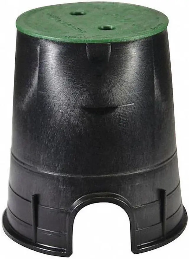 Main image of NDS 107BC Valve Box, Round, 9in.Hx8-3/8in.W, 6-1/2in.