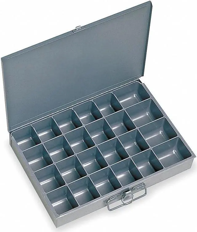 Main image of DURHAM MFG 202-95-D919 Steel Compartment Box Gray
