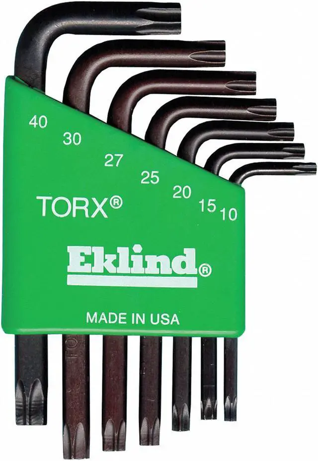 Alt view image 3 of 3 - Torx Key Set, T10 - T40, L-Shaped, Short