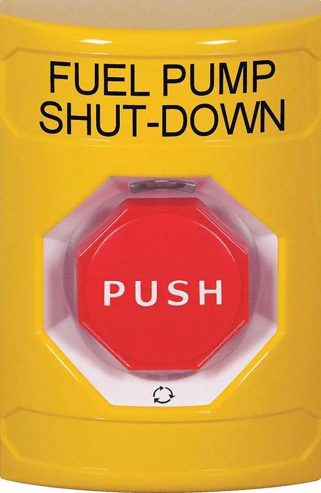 Main image of Safety Technology International Fuel Pump Shutdown Push Button SS2209PS-EN