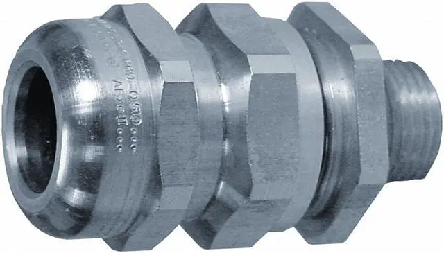 Main image of APPLETON ELECTRIC TMC2-125137NB Cable Connector,1-1/4 in.,Straight,Gold