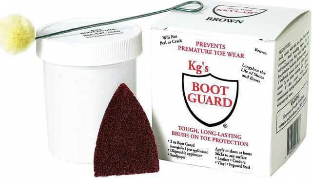 Main image of Kg's Boot Guard Boot Guard,  2 oz. Size,  Polyurethane,  Brown 2 oz. 351