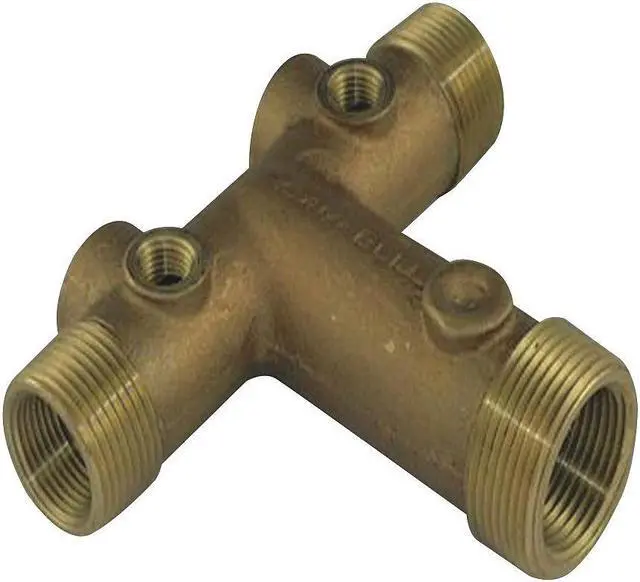 Alt view image 2 of 2 - CAMPBELL UTC5-4-3LF Tank Cross Tee,Male/Female,1 1/4 M x 1 F