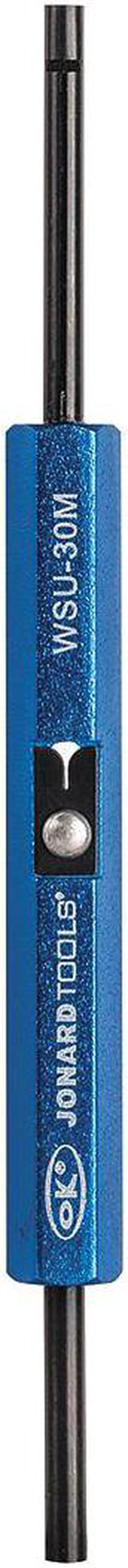 Main image of OK INDUSTRIES WSU-30M Wrap/Strip/Unwrap Tool,30 AWG,Blue