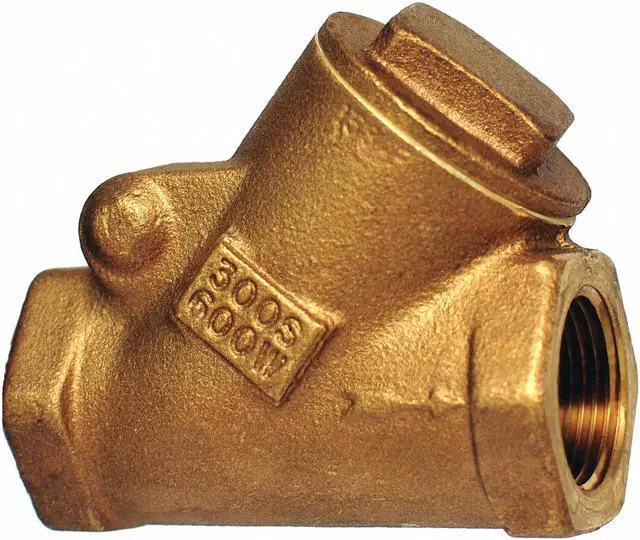 Alt view image 2 of 2 - MILWAUKEE VALVE 515Y 1/2 1/2" FNPT Bronze Swing Y Check Valve