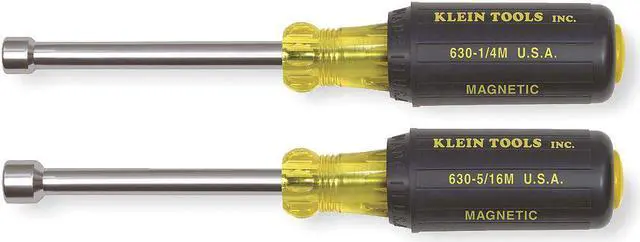 Main image of Nut Driver Set, Hollow, Magnetic, 3 In, 2 Pc