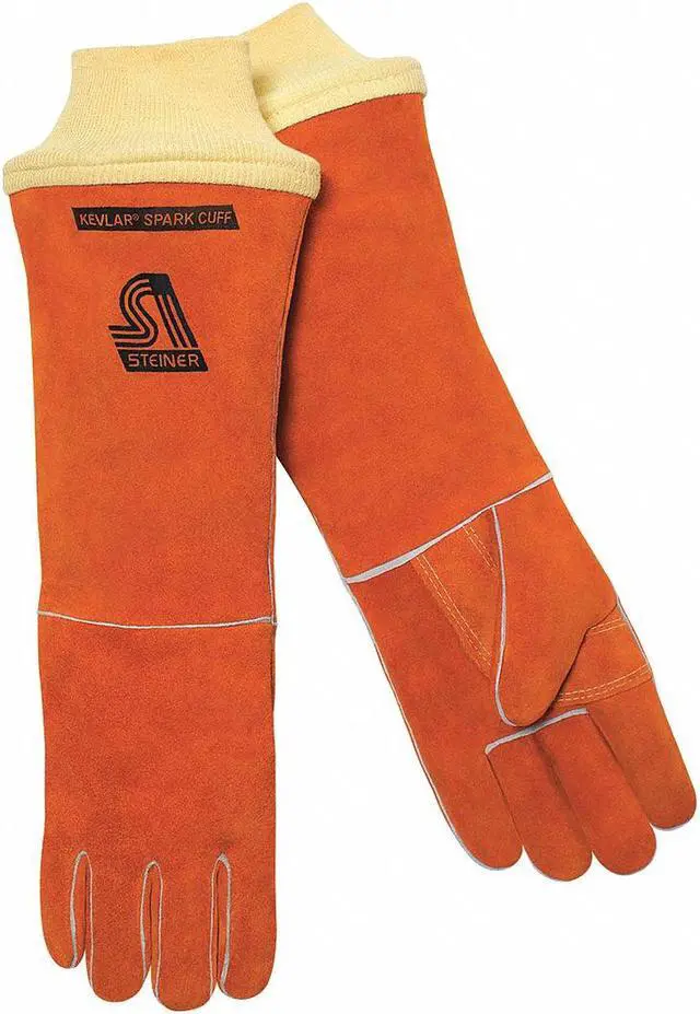 Alt view image 2 of 4 - STEINER 21918-KSC-L Welding Gloves,Stick,L,Wing,18 In. L,PR