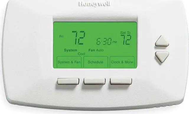 Alt view image 5 of 8 - Honeywell TB7220U1012 CommercialPRO 7000 Programmable Commercial Thermostat