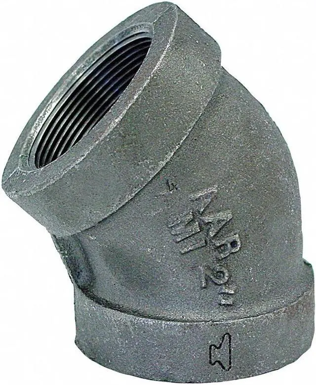 Alt view image 2 of 4 - ANVIL 0310511605 2" Malleable Iron 45 Degree Elbow