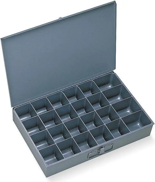 Alt view image 2 of 6 - DURHAM MFG 102-95-D960 Steel, 24 compartments, 12 1/2 in D x 3 1/8 in H x 18