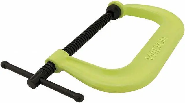 Alt view image 2 of 3 - C-Clamp, Hi-Viz Ylw, 4-1/4 In, 3-1/4 Deep