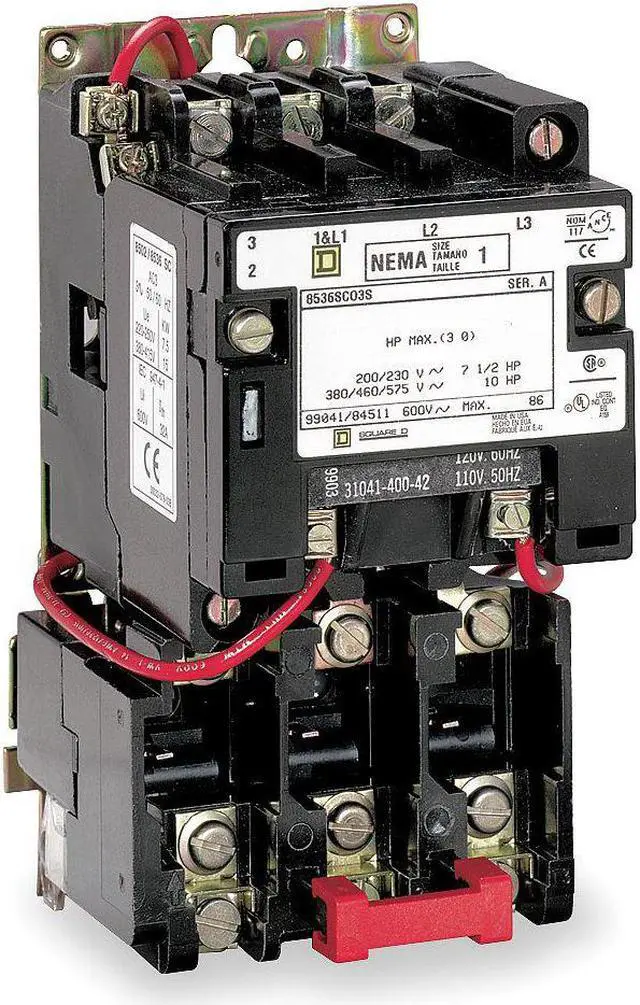 Alt view image 2 of 5 - SQUARE D 8536SDO1V02S Nonreversing Magnetic Motor Starter, No Enclosure NEMA